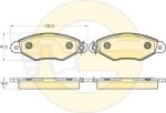 Girling 6120243 комплект тормозных колодок, дисковый тормоз на RENAULT KANGOO (KC0/1_)