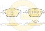 Girling 6120252 комплект тормозных колодок, дисковый тормоз на PEUGEOT 208