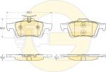 Girling 6120332 комплект тормозных колодок, дисковый тормоз на FORD FOCUS III Turnier