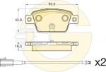 Girling 6120544 комплект тормозных колодок, дисковый тормоз на FIAT BRAVO II (198)