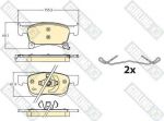 Girling 6120912 комплект тормозных колодок, дисковый тормоз на OPEL CORSA E Van