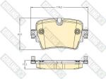 Girling 6120951 комплект тормозных колодок, дисковый тормоз на JAGUAR F-TYPE кабрио (QQ6_)