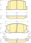 Girling 6130589 комплект тормозных колодок, дисковый тормоз на TOYOTA MR 2 III (ZZW3_)