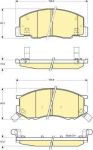 GIRLING КОМПЛЕКТ ТОРМОЗНЫХ КОЛОДОК, ДИСКОВЫЙ ТОРМОЗ (6131579)