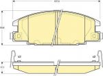 Girling 6131619 комплект тормозных колодок, дисковый тормоз на OPEL CAMPO (TF_)