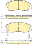 Girling 6131969 комплект тормозных колодок, дисковый тормоз на HONDA INTEGRA купе (DC2, DC4)