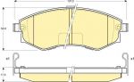 Girling 6132119 комплект тормозных колодок, дисковый тормоз на SSANGYONG KORANDO (KJ)