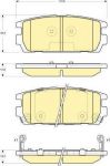 Girling 6132969 комплект тормозных колодок, дисковый тормоз на HYUNDAI TERRACAN (HP)