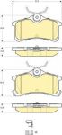 GIRLING Колодки тормозные TOYOTA AVENSIS 1.6-2.0 97-03/COROLLA 1.4-1.9 00-02 задние (45022S9AE60, 6133341)