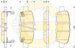 GIRLING Колодки торм зад NISSAN MURANO/TEANA/X-TRAIL/QASHQAI/RENAULT KOLEOS(ширина 38мм) (44060EG085, 6135079)