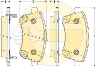 GIRLING Колодки тормозные зад. NISSAN Murano/Juke/Teana II//Renault Koleos//SUZUKI Grand Vitara 07-> (D4M609N00B, 6135089)