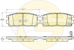 Girling 6135665 комплект тормозных колодок, дисковый тормоз на OPEL ANTARA