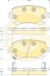 Girling 6141761 комплект тормозных колодок, дисковый тормоз на FIAT FREEMONT (JC_, JF_)