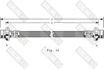 Girling 9001108 тормозной шланг на NISSAN CHERRY II Traveller (VN10)