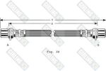Girling 9001201 тормозной шланг на TOYOTA CAMRY (_V2_)