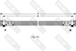 Girling 9001350 тормозной шланг на FIAT PUNTO (188)