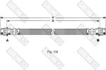 Girling 9001370 тормозной шланг на PEUGEOT 405 I Break (15E)