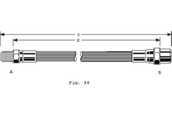 Girling 9002111 тормозной шланг на VW POLO купе (86C, 80)