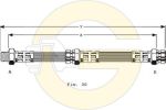 Girling 9002141 тормозной шланг на MAZDA 323 I (FA)