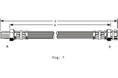 Girling 9002228 тормозной шланг на FIAT TEMPRA S.W. (159)