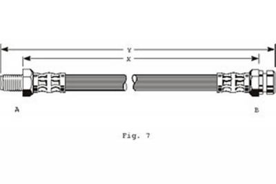 Girling 9002254 тормозной шланг на HYUNDAI SONATA II (Y-2)