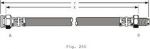 Girling 9002383 тормозной шланг на PEUGEOT 305 I Break (581D)