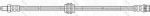 Girling 9002430 тормозной шланг на FORD FOCUS (DAW, DBW)