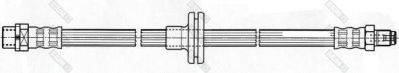 GIRLING Шланг тормозной перед. X5(E53) 3,0-4,8L 00-07 (M10x1x510) (34301166118, 9002442)