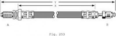 Girling 9003279 тормозной шланг на FORD KA (RB_)