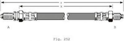Girling 9003280 тормозной шланг на FORD FIESTA IV (JA_, JB_)
