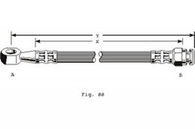 Girling 9004111 тормозной шланг на SKODA 105,120 (744)