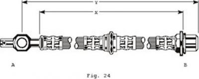 Girling 9004145 тормозной шланг на TOYOTA CAMRY (_V2_)