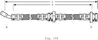 Girling 9004206 тормозной шланг на NISSAN 100 NX (B13)