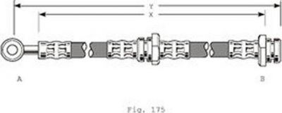 Girling 9004215 тормозной шланг на SUBARU IMPREZA универсал (GF)