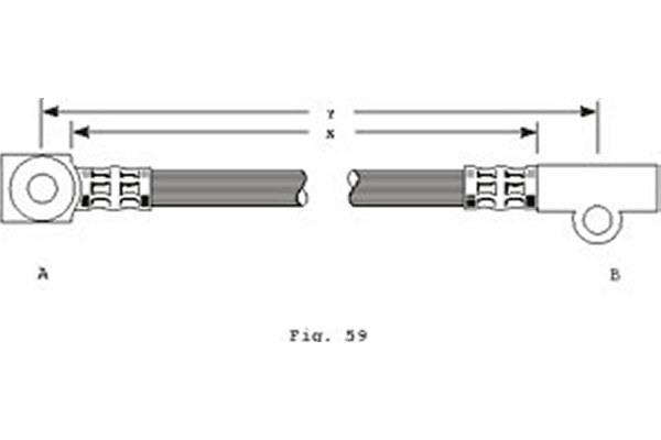 Girling 9004226 тормозной шланг на OPEL KADETT E фургон (37_, 47_)