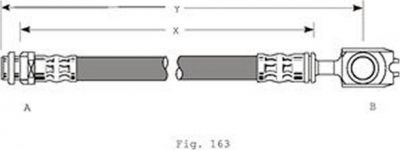 Girling 9004349 Шланг тормозной AUDI A3/SKODA OCTAVIA/VW BORA/GOLF IV передний