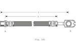 Girling 9004351 тормозной шланг на VW PASSAT (3B3)