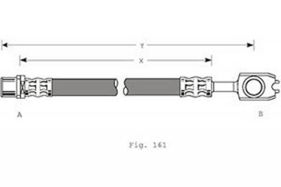Girling 9004351 тормозной шланг на VW PASSAT (3B3)