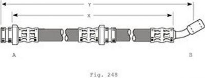 Girling 9004365 тормозной шланг на NISSAN VANETTE CARGO фургон (HC 23)