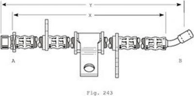 Girling 9004370 тормозной шланг на HONDA PRELUDE IV (BB)