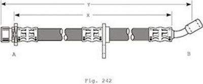 Girling 9004371 тормозной шланг на HONDA PRELUDE IV (BB)