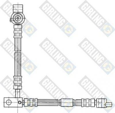 Girling 9004541 тормозной шланг на NISSAN PRIMERA (P12)