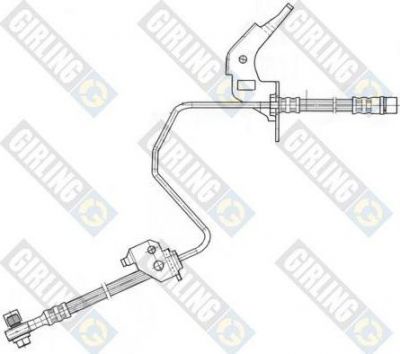 Girling 9004567 тормозной шланг на OPEL ASTRA H (L48)