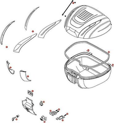 GIVI ZB33FNMLM Крепеж кофра