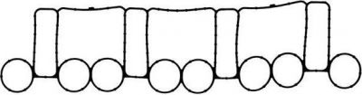 Glaser X89274-01 прокладка, впускной коллектор на SKODA OCTAVIA Combi (1Z5)