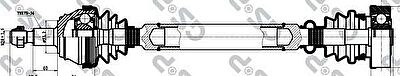 GSP 203004 Привод в сборе AUDI A3/SKODA OCTAVIA/VW GOLF/BORA 1.9TD 96- прав. (1J0407452 X)