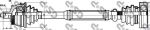 GSP 203005 Привод в сборе левый AUDI/VW A4/PASSAT 609,5мм (8D0407271A)
