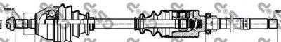 GSP 210044 приводной вал на PEUGEOT 205 II (20A/C)