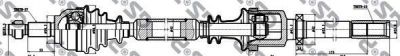 GSP 250329 приводной вал на RENAULT LAGUNA II (BG0/1_)