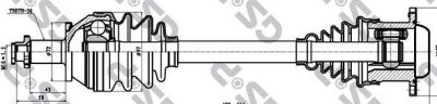 GSP 261098 приводной вал на SEAT CORDOBA (6L2)
